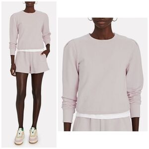 A.L.C. Avery Cotton Crewneck Sweatshirt Pink